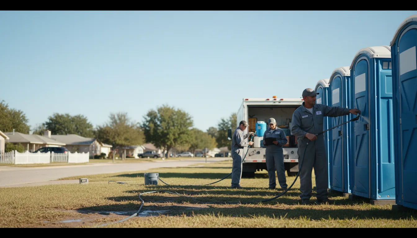 Long-Term Portable Toilet Rental in Opelousas, LA near me